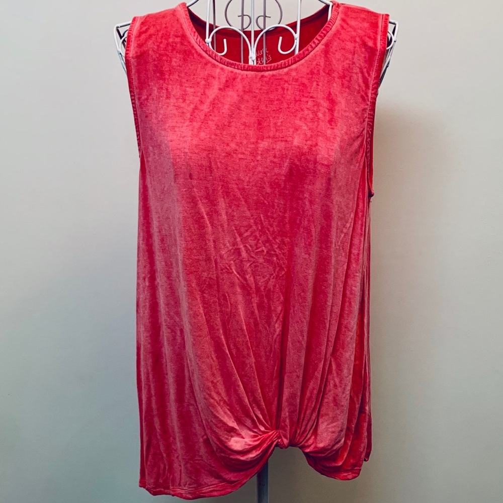 Women's Sweet Tea's By Pink Rose Pink Tank, Large